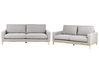 5-Sitzer Sofa Set grau / hellbraun SIGGARD_920700