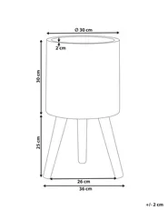 Donica na nóżkach KARISTOS 36 cm Złamana biel_982170