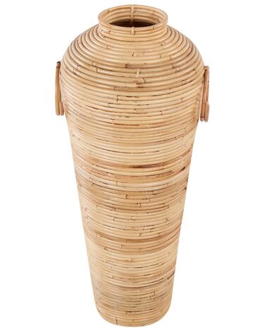 Rattan Decorative Vase 70 cm Natural ELATIA