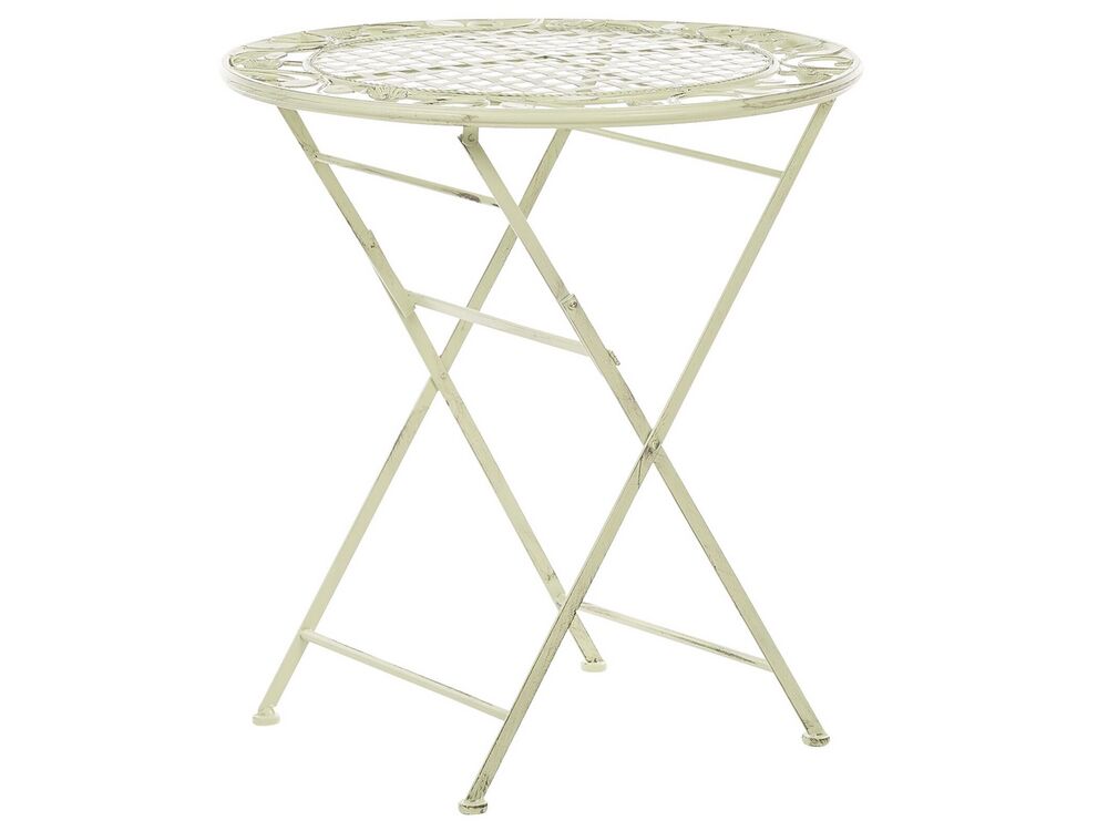 Table bistrot BIVIO 70 cm 70 cm Métal Vert clair