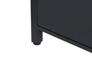 Outdoor Kitchen Cabinet with Sink ROCHA Graphite Grey Metal_1079757