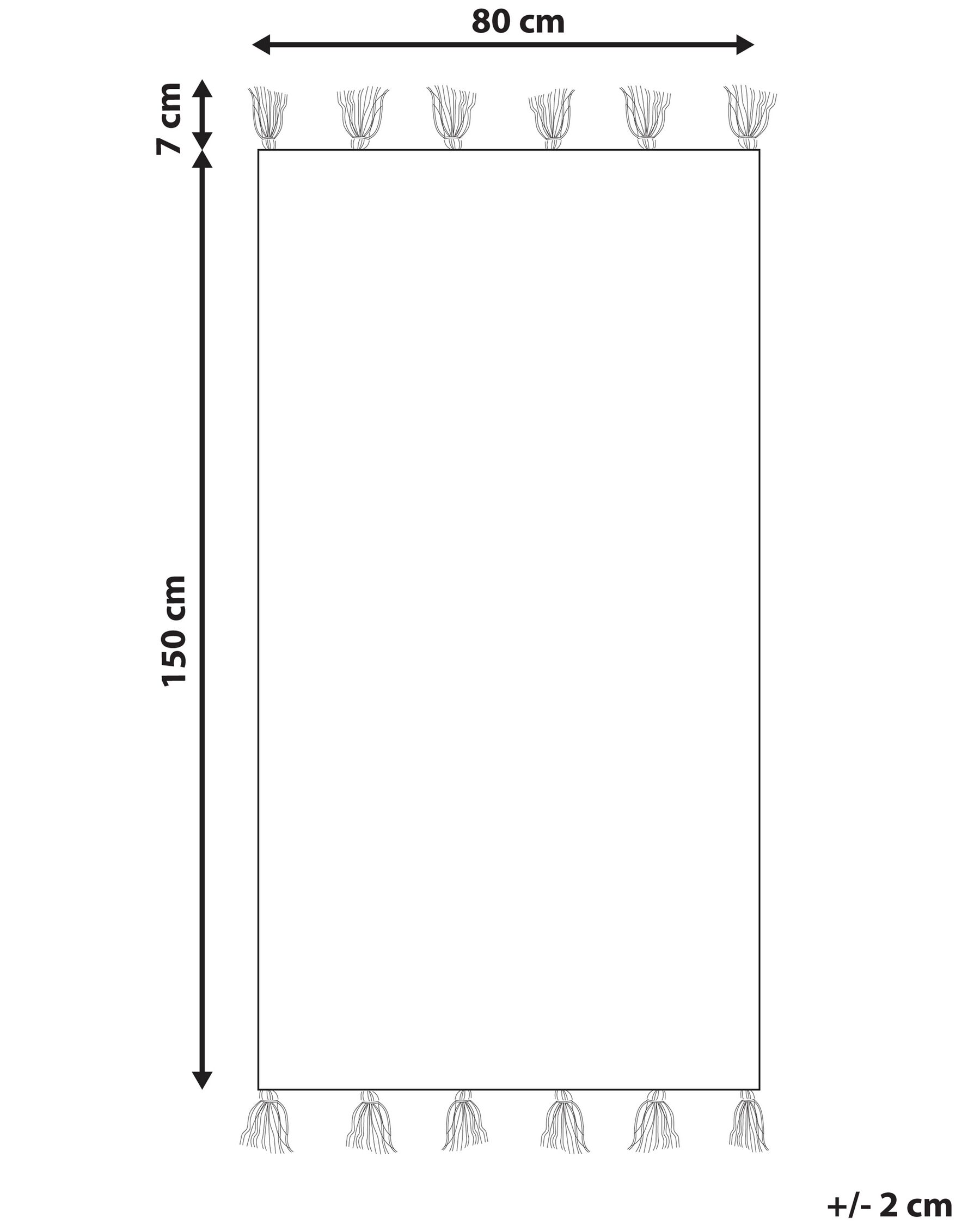 Wool Kilim Area Rug 80 x 150 cm Multicolour AYGEZARD_859201
