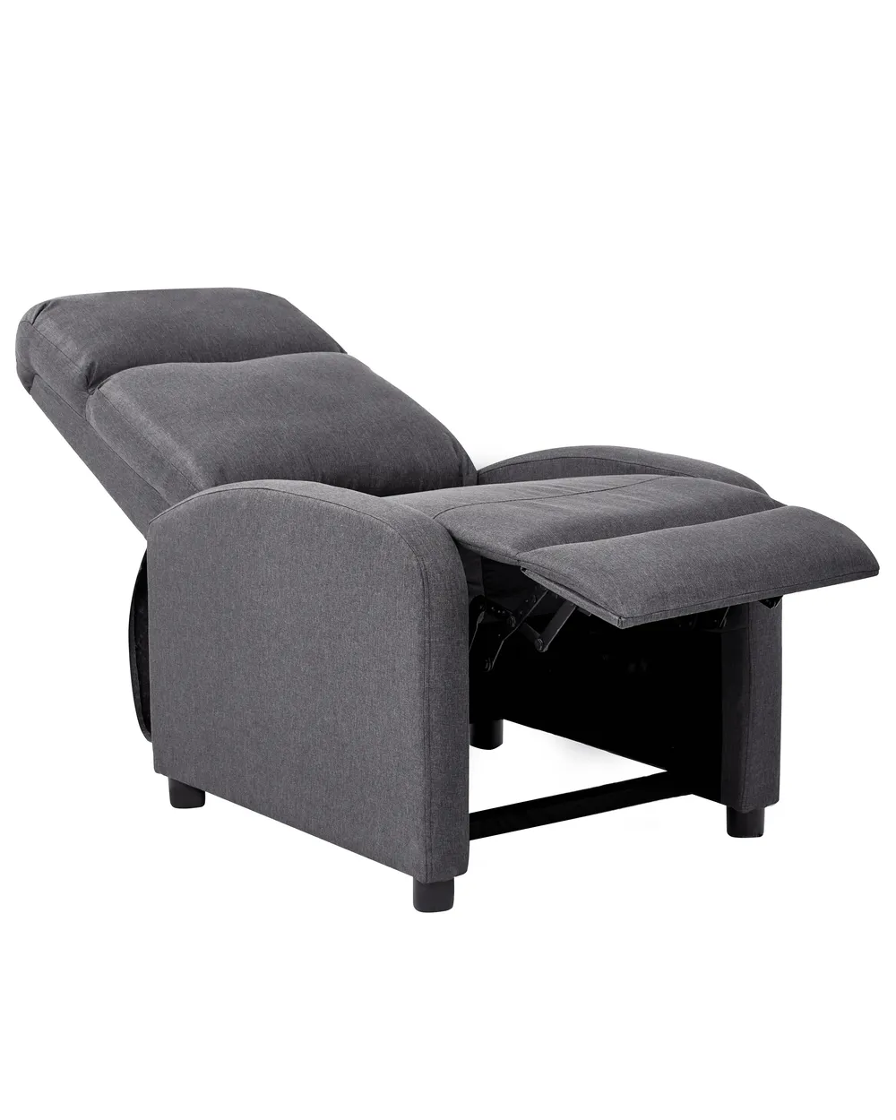 Recliner Chair EMINENCE Faux Linen Dark Grey_1029815