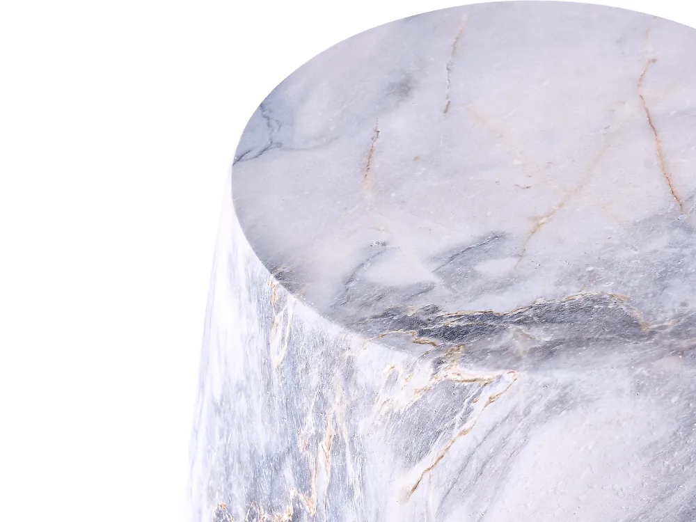 Side Table BIENTINO 46 cm 46 cm Grey Marble_1192574