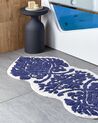 Cotton Bath Mat 150 x 60 cm Blue CANBAR_917228