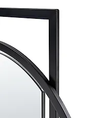 Wall Mirror AUXY 78 cm 70 cm Metal Black_1194269