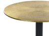 Kovový odkládací stolek zlatý/černý TANAMI_854379