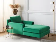 Chaise Longue GUERET Velvet Green_821673