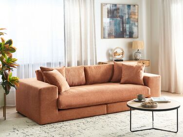 3 Seater Sofa Orange GLORVIKA