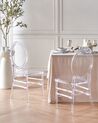 Lot de 2 chaises transparentes MONTROSE_929397