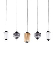 LED Pendant Lamp SULLANE LED Glass Multicolour_948807