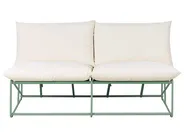 Sofa ogrodowa dla 2 osób PICO Metal Zielony_1013059