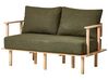 3-Sitzer Sofa Bouclé Stoff Dunkelgrün ASKER_932677