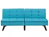 Sofa rozkładana dla 3 osób RONNE Turkusowy