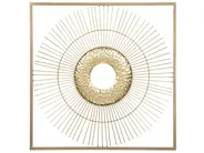 Dekoracja ścienna MERCURY Metal 50 cm Złoty_742338