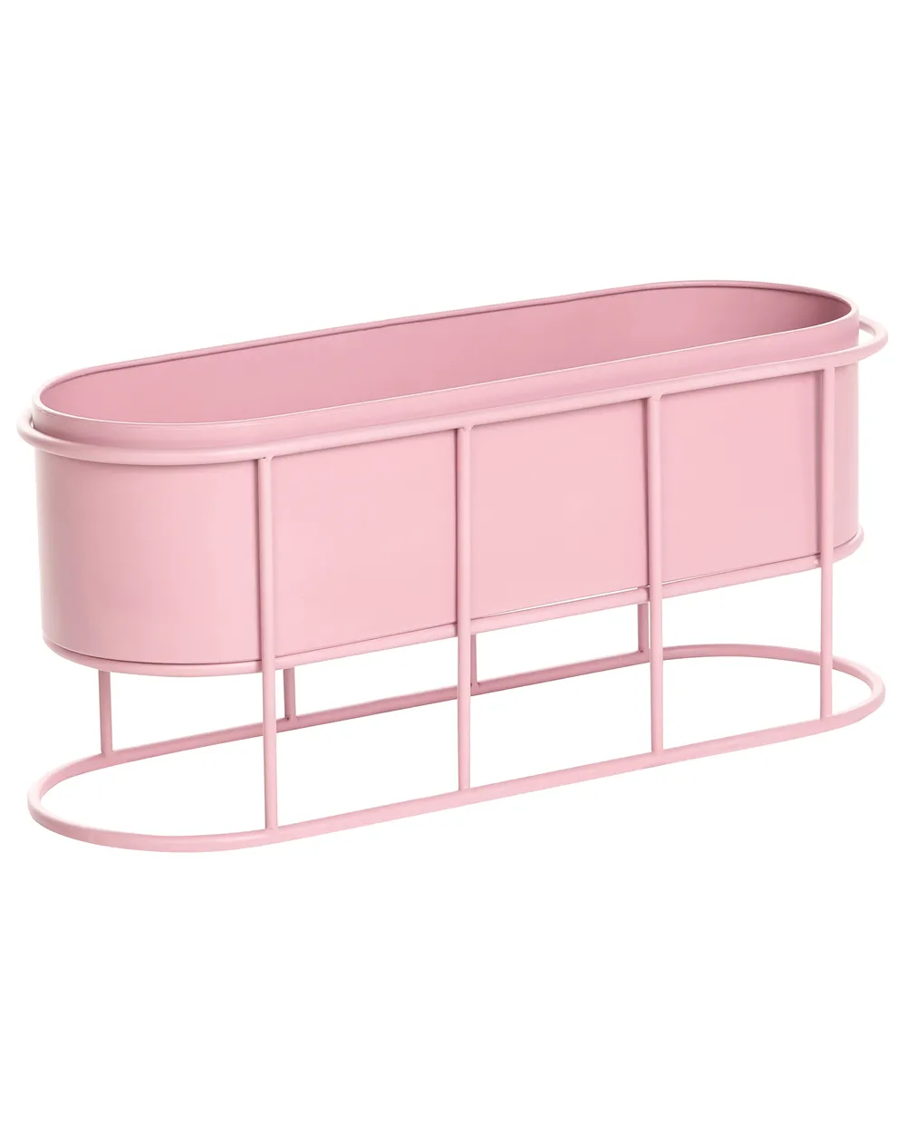 Forhøjet plantekrukke SUMIRE Metal 64 cm Lyserød