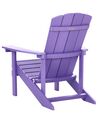 Zahradní židle fialová ADIRONDACK_918245