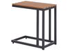 Table d'appoint de jardin en bois clair et noir MESSINA_932800