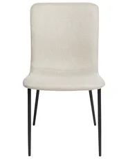 Set di 4 sedie da pranzo GLENDIVE Tessuto Beige chiaro_928975