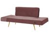 2-Sitzer Schlafsofa Samtstoff rosa SAARELA_932736