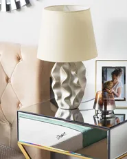 Table Lamp ALLIKA Ceramic Gold_749078