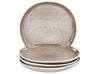 Set di 4 piatti da antipasto COSTMARY Gres porcellanato Grigio