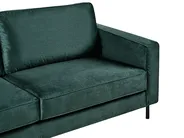 Sofa 3 Seater SAVALEN Velvet Dark Green_964550