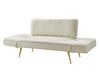 2-Sitzer Schlafsofa Bouclé cremeweiss SAARELA_932751