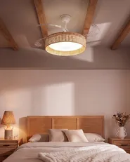 Ceiling Fan with Light TOMOKA with Remote LED White_1124187