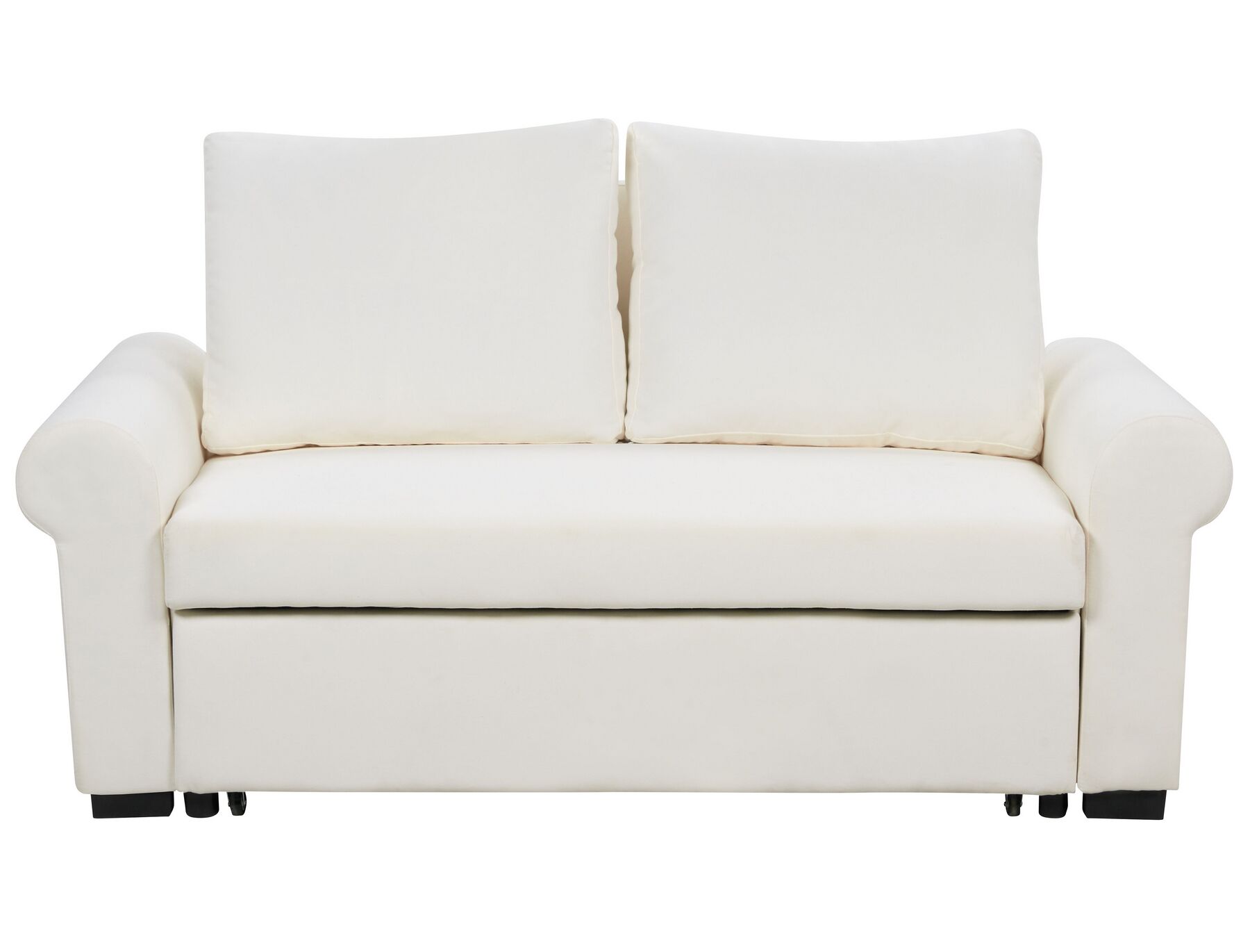 Fabric Sofa Bed Cream SILDA_902453