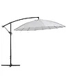 Parasol ogrodowy na wysięgniku 268 cm CALABRIA II Jasnoszary