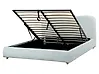 Ottoman Bed BLAGNAC Chenille Light Blue 160 x 200 cm (EU King Size)