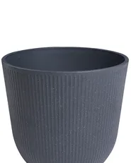 Kétdarabos virágcserép szett DRABA 44 cm Fekete_1123642