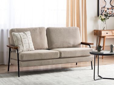 3-seters sofa stoff Taupe AKRANES