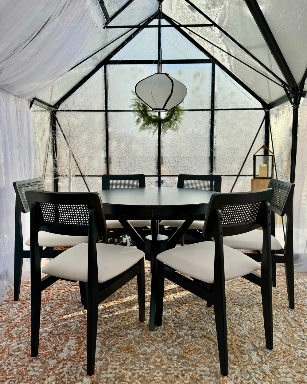 Set di 2 sedie da pranzo RUBONIA Legno Nero_1052685