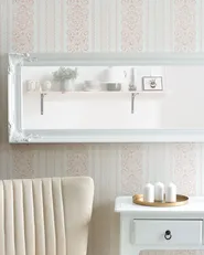 Wall Mirror VARS 51 cm 141 cm White_849202