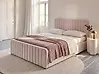 Bett mit Stauraum LUNAN Pastellrosa 140 x 200 cm