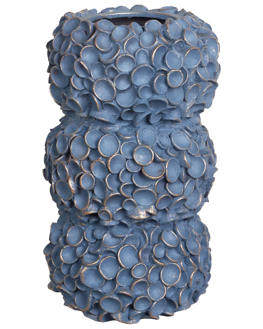 Jarra de flores MUZAKI 52 cm Cerâmica Azul