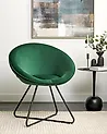 Silla de comedor FLOBY II Terciopelo Verde esmeralda