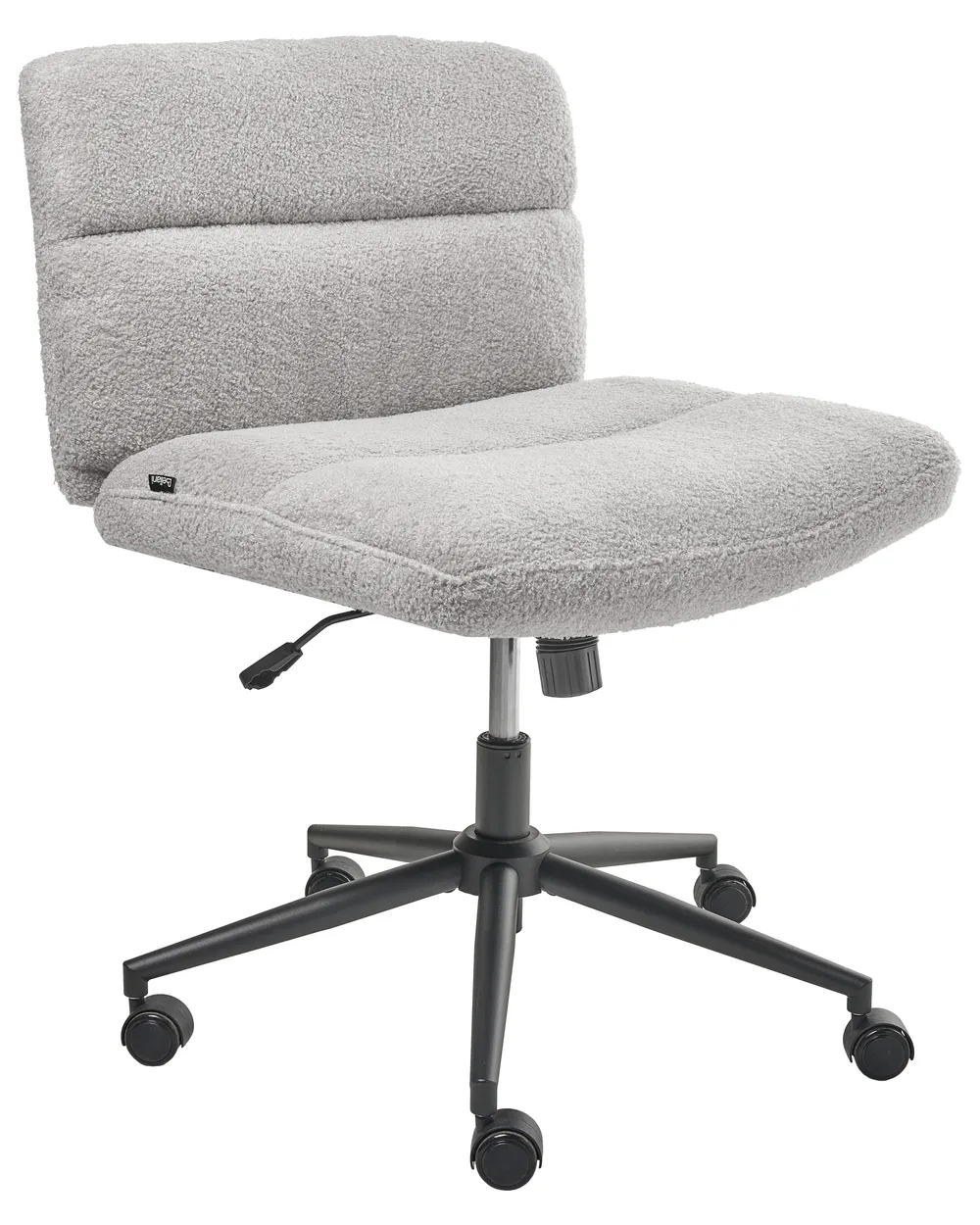 Desk Chair CATLIN Boucle Light Grey_1010012