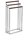 Towel Stand CHARRAS Metal Silver