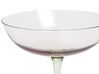 Martiniglas 4 st 25 cl rosa och grön DIOPSIDE_912642
