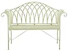 Garden Bench MILAZZO 130 cm Metal Light Green