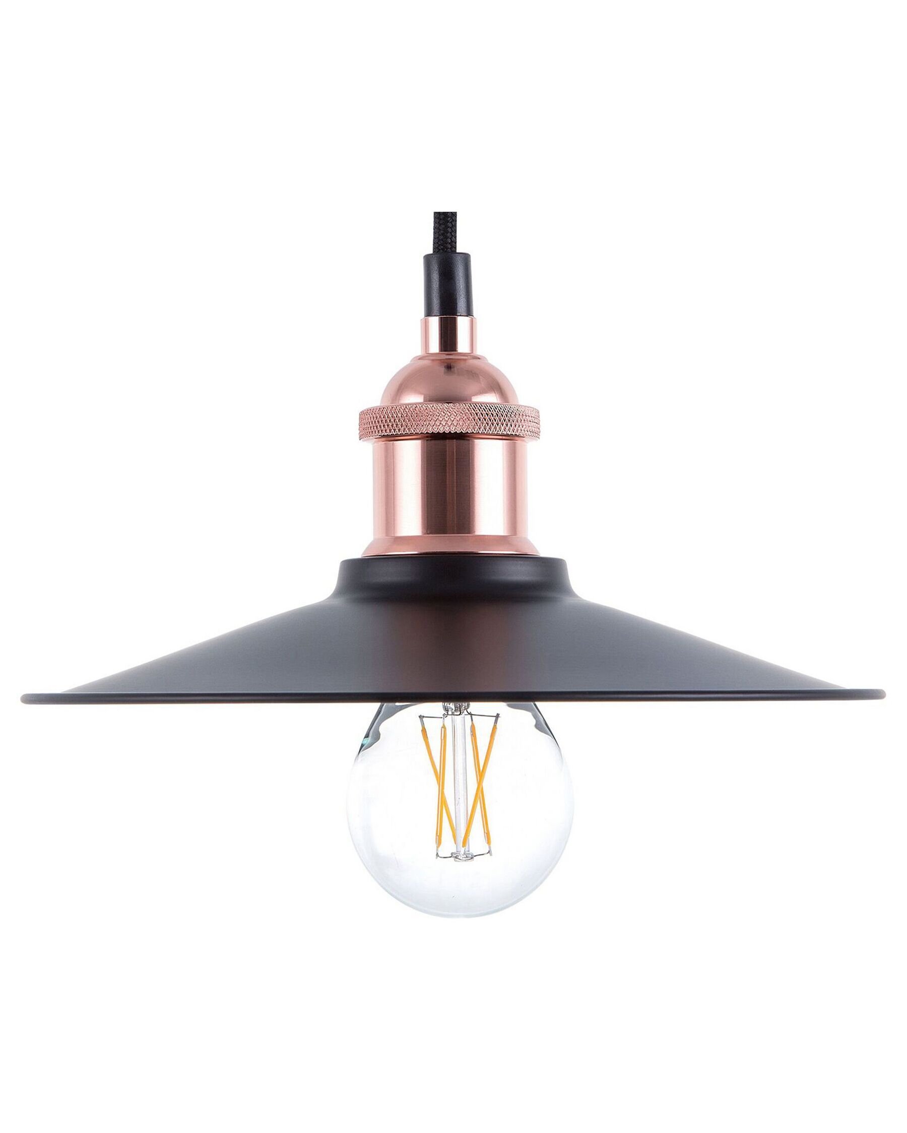 Lámpara de techo negro/cobre SWIFT S_690942