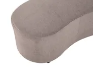 Sofa AMAL mit Ottomane Stoff Taupe_1143366