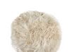 Faux Fur Pouffe Light Beige TUKKI_938901