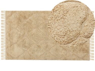 Bavlnený koberec 80 x 150 cm béžový SANLIURFA