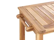 Garden Drinks Trolley SASSARI II Certified Acacia Wood Light Brown_923717