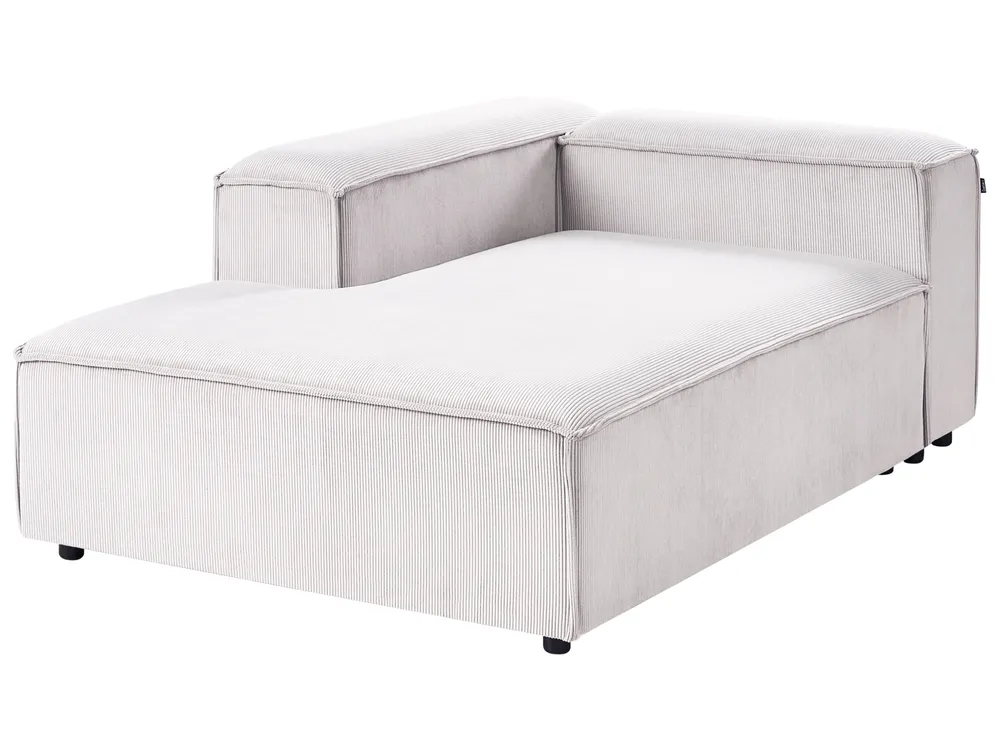 Chaise Longue ARDAL Corduroy Off-White Right Hand_1008050