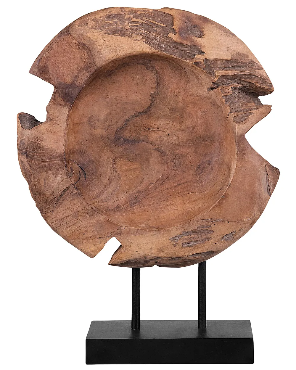 Accessorio decorativo Pesce PLAICE FISH Legno di teak Marrone_758916